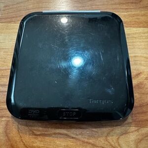 TARGUS DVD-ROM EXTERNAL USB 2.0 DRIVE PIANO BLACK ADV01US TESTED - WORKS